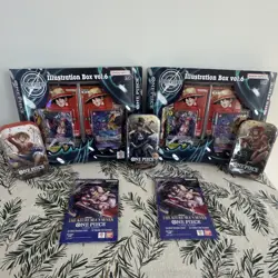 Bandai Namco One Piece Card Game Illustration Box vol.6 Tin Pack Kit English - Image 1