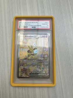 Alakazam EX 201 Special Illustration Rare Pokemon Card PSA 10 - Image 1