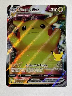 Pikachu VMAX SWSH062 SWSH: Sword & Shield Promo Cards Holo Pokemon TCG NM - Image 1