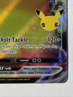 Pikachu VMAX SWSH062 SWSH: Sword & Shield Promo Cards Holo Pokemon TCG NM - Image 4