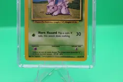 CGC 9 MINT Nidoran 1999 Base Set 55/102 Pokemon Card - Image 4