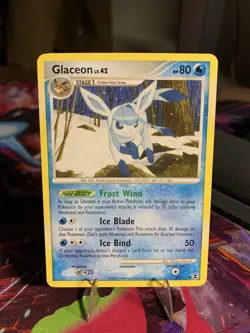 Pokemon TCG Glaceon Rising Rivals Platinum Uncommon Card 41/111 - Image 1