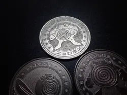 Pokemon Card Meiji Promo Battle Coin Silver x3 Poliwrath Evolutions #6219 PLAY - Image 2