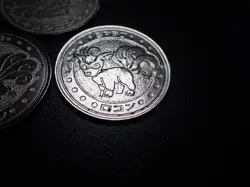 Pokemon Card Meiji Promo Battle Coin Silver x3 Ninetales Vulpix Evolutions #6263 - Image 4