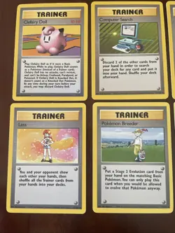All Base Set Rare Trainer Pokemon Cards LP/NM - Image 2