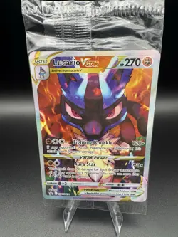 Lucario VSTAR SWSH291 SWSH: Sword & Shield Promo Cards Holo Sealed - Image 1