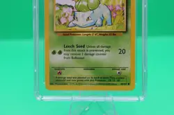 CGC 9.5 Bulbasaur 44/102 1999 Pokemon Base Set Unlimited Card Graded Mint+ WOTC - Image 4