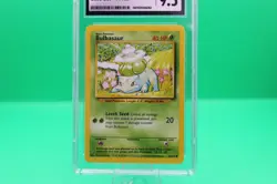 CGC 9.5 Bulbasaur 44/102 1999 Pokemon Base Set Unlimited Card Graded Mint+ WOTC - Image 5