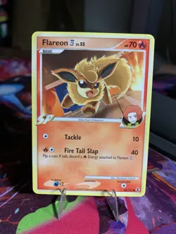 Pokemon TCG Flareon Rising Rivals 60/111 Regular Common Card - Image 1