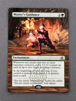 Master's Guidance MTG Avatar The Last Airbender Eternal Hand Painted Altered Art - Image 1