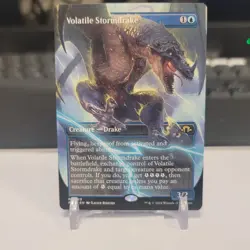 Volatile Stormdrake (Borderless) - Modern Horizons 3 - Image 1