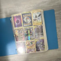 Pokemon TCG Binder Lot Pikachu Eevee Dragonite Thundurus Lumineon Cards - Image 3