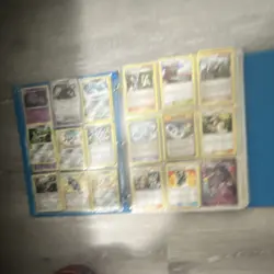 Pokemon TCG Binder Lot Pikachu Eevee Dragonite Thundurus Lumineon Cards - Image 5
