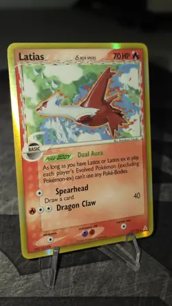 Pokemon Latias Holon Phantoms TCG Card 11/110 Holo Rare - Lp With Print Line - Image 2