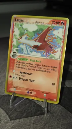 Pokemon Latias Holon Phantoms TCG Card 11/110 Holo Rare - Lp With Print Line - Image 3
