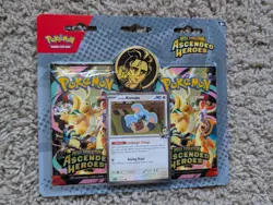 Pokemon Ascended Heroes 2 Pack Blister Larry’s Komala - In Hand Ships Now - Image 1