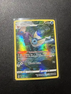 Pokemon Vaporeon TCG TG02/TG30 Brilliant Stars Trainer Gallery Ultra Rare Holo - Image 1