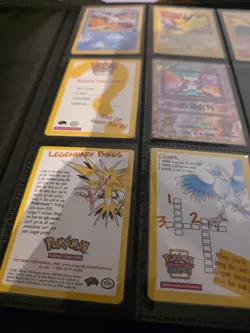 Ancient Mew +3 Legendary Birds (4) Cards Pokemon The Movie Promos - Image 2