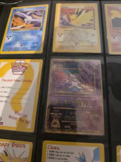 Ancient Mew +3 Legendary Birds (4) Cards Pokemon The Movie Promos - Image 5