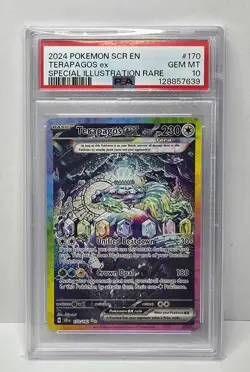 Pokemon TCG Terapagos EX Stellar Crown Card 170/142 PSA 10 Gem Mint 🔥🔥 - Image 1