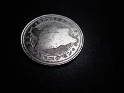 Pokemon Card Meiji Promo Metal Battle Coin Silver Ditto #6303 PLAY - Image 4