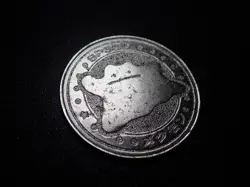 Pokemon Card Meiji Promo Metal Battle Coin Silver Ditto #6303 PLAY - Image 5