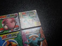 Pokemon GB Pocket Mini Stadium Card Non Holo x4 Chansey Machamp etc #5793 - Image 2