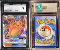 2025 Pokemon English Charizard GX SM211 Black Star Promos -Sun & Moon Holo CGC 9 - Image 1
