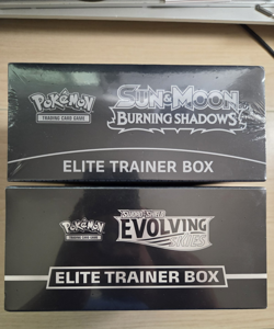 Pokemon Elite Trainer Box Lot Evolving Skies ETB and Burning Shadows ETB New - Image 3