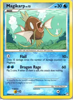 Pokemon TCG Magikarp 89/123 Mysterious Treasures D - Image 1