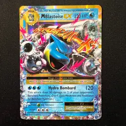 M Blastoise EX 22/108 – Ultra Rare Holo – XY Evolutions (2016) Pokemon TCG – LP - Image 1