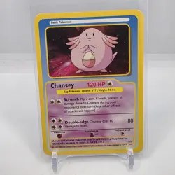 Chansey #f08 Pokemon Funskool Near Mint RARE 2004 TCG India - Image 1