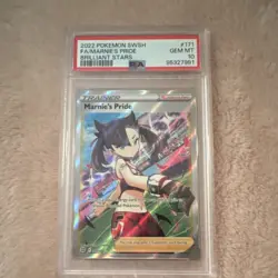 Pokemon 2022 Marnie's Pride Full Art Holo Ultra Rare 171/172 PSA 10 - Image 1