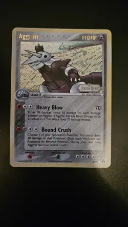 Pokemon TCG Aggron Legend Maker 2/92 Rare Reverse Holo Stamped NM - Image 1