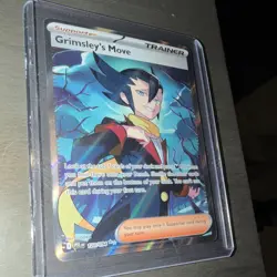Pokemon Grimsley's Move 120/094 Me02 Phantasmal Flames Full Art Ultra Rare Holo - Image 1