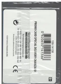 Pokemon Sealed Special Delivery Charizard Holo SWSH075 Sword & Shield Promo - Image 2