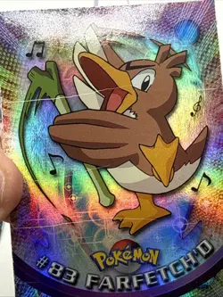 2000 Topps Pokemon TV Animation Series 2 Rainbow Foil Kingler #99 - #83 - Image 5