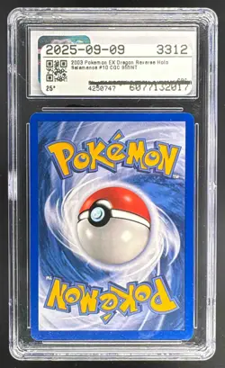 2017 Salamence 2003 Pokemon EX Dragon #10 Reverse Holo CGC 9 - Image 2