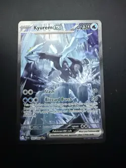2025 POKEMON BLK EN-BLACK BOLT SPECIAL ILLUSTRATION RARE #165 KYUREM EX - Image 1