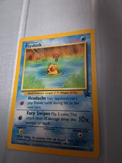Pokemon Psyduck Black Star Promo #20 Rare NM Fast Ship - Image 4