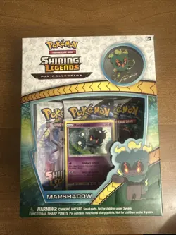 Pokemon Shining Legends Pin Collection - Marshadow SEALED - Fast Shipping! - Image 1