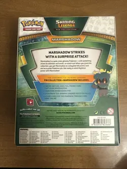 Pokemon Shining Legends Pin Collection - Marshadow SEALED - Fast Shipping! - Image 2