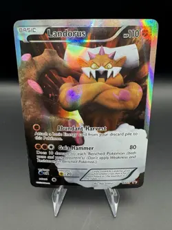 Landorus BW43 Pokemon Black Star Promo Black & White Ultra Rare Holo 2012 - Image 1