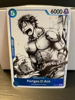 One Piece TCG - Portgas D. Ace Alt Art English - ST22-010 - ST22 Ace & Newgate - Image 1