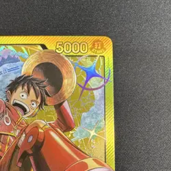 One Piece Monkey.D.Luffy Leader Full Art Foil ST29-001 Egghead 5000 Power - Image 3