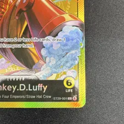 One Piece Monkey.D.Luffy Leader Full Art Foil ST29-001 Egghead 5000 Power - Image 4