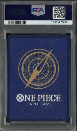 2025 One Piece OP11 EN Alternate Art #114 G/G F/F Pistol Red Hawk PSA 10 - Image 2