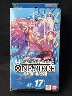 ONE PIECE TCG: Donquixote Doflamingo STARTER DECK (ST-17) New/Sealed English PRB - Image 1