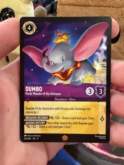 Disney Lorcana Dumbo Ninth Wonder Of The Universe Legendary Non-foil - Image 1