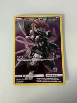 Armored Mewtwo SM228 BLACK STAR PROMO Pokemon Card Sun & Moon Promo Holo NM - Image 1